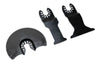 Century Drill & Tool 3 Piece HCS Oscillating Blade Set