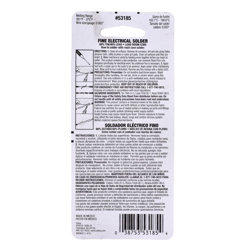 Oatey® 53185 Rosin Core Wire Solder