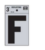 Hy-Ko Vinyl 3 In. Reflective Adhesive Letter, F