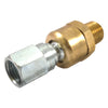 Forney Air Swivel, 1/4 in MNPT x 1/4 in FNPT