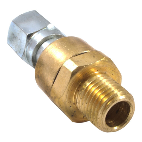 Forney Air Swivel, 1/4 in MNPT x 1/4 in FNPT
