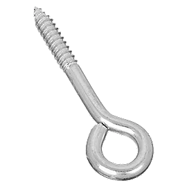 Lag Screw Eye Zinc 5/16 x 4-In.