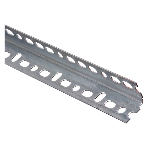 National Hardware Slotted Angles .47 Thick 1-1/4 x 48, Galvanized, Bulk