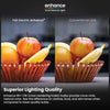 Feit Electric 5W (40Watt Replacement) Daylight (5000K) A15 Dimmable Glass Filament Enhance (2-Pack)