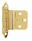 Amerock Decorative Hinges 3/8 inch (10mm) Inset Non-Self Closing Face Mount Cabinet Hinge