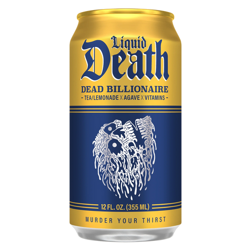Liquid Death Dead Billionaire Tea