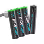 Pale Blue Earth AAA USB-C Rechargeable Batteries