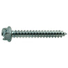 Monster Fastener Zinc Plated Steel Slotted Hex Washer Head Sheet Metal Screws