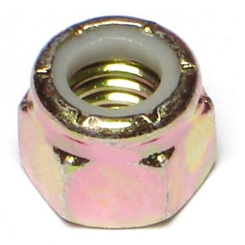 Monster Fastener Zinc Plated Grade 8 Steel Coarse Thread Nylon Insert Lock Nuts