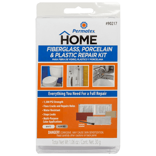 Permatex® Home Fiberglass, Porcelain & Plastic Repair Kit