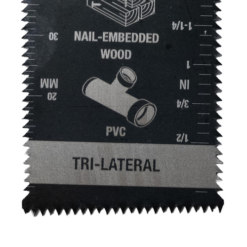 Century Drill & Tool Bi-Metal Oscillating Tri-lateral Flush & Plunge Cut Saw Blade