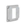 Hubbell 4 in. Square Exposed Work Cover, 1-GFCI