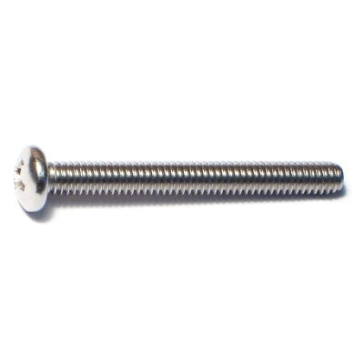 Monster Fastener 18-8 Stainless Steel Coarse Thread Phillips Pan Head Machine Screws