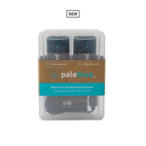 Pale Blue Earth C Rechargeable Batteries with USB-C