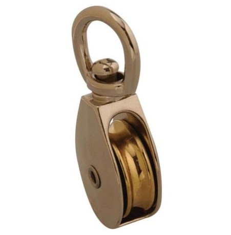 Campbell 2 Pulley, Single Sheave, Swivel Eye, #0173