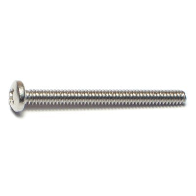 Monster Fastener 18-8 Stainless Steel Coarse Thread Phillips Pan Head Machine Screws