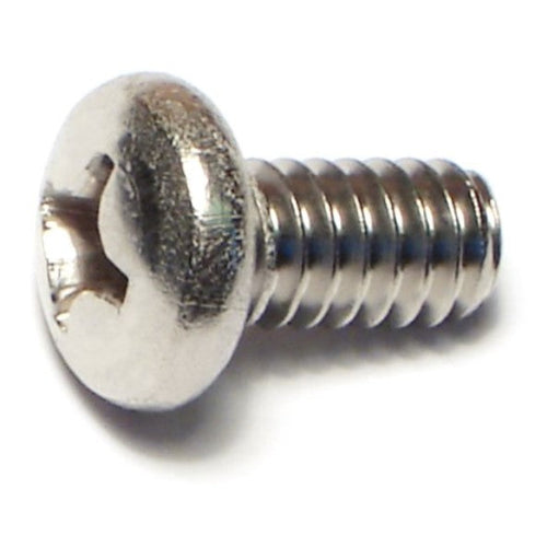 Monster Fastener 18-8 Stainless Steel Coarse Thread Phillips Pan Head Machine Screws
