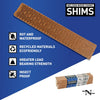 Nelson Wood Shims WC8/12/32/78L Lined Composite Bundle 8 Inch Composite Shims
