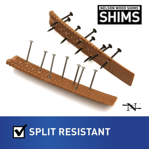 Nelson Wood Shims WC8/12/32/78L Lined Composite Bundle 8 Inch Composite Shims