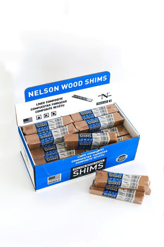 Nelson Wood Shims WC8/12/32/78L Lined Composite Bundle 8 Inch Composite Shims