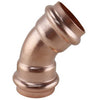 Apollo Press Elbows Copper 45º Press x Press Elbow
