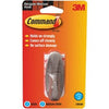 Command Decorative Medium Brushed Nickel Hook