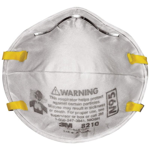 3M Particulate Respirator Face Mask 8210 N95