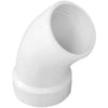 Charlotte Pipe 2 In. 45D DWV PVC Street Elbow